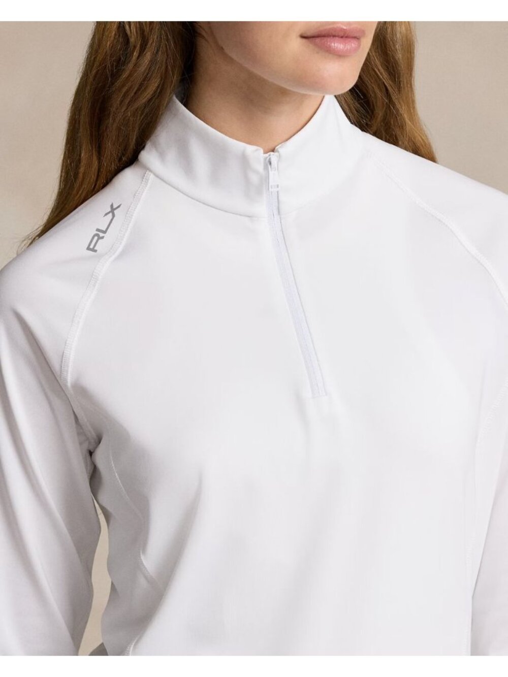 NEW RLX Ralph Lauren Women's M Jersey Quarter-Zip Pullover • Reg Price $128 - Picture 5 of 5
